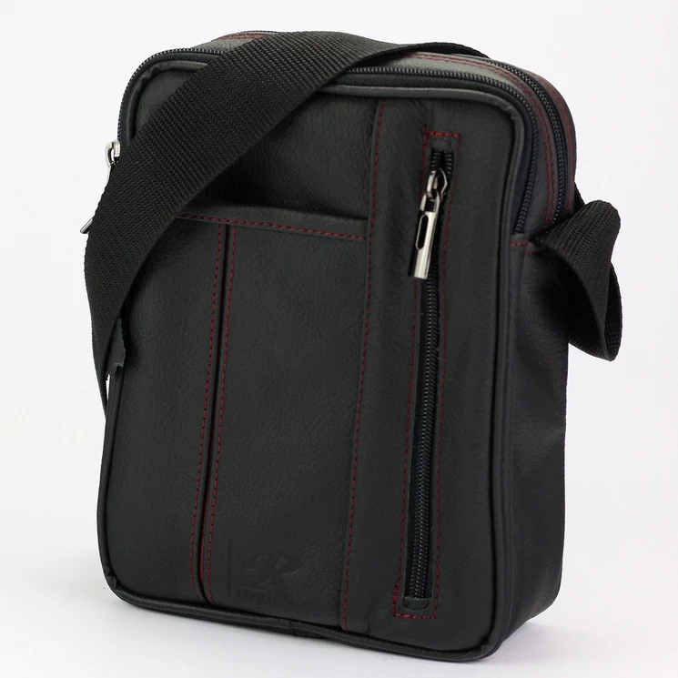 Gregorio férfi oldaltáska fekete színben 