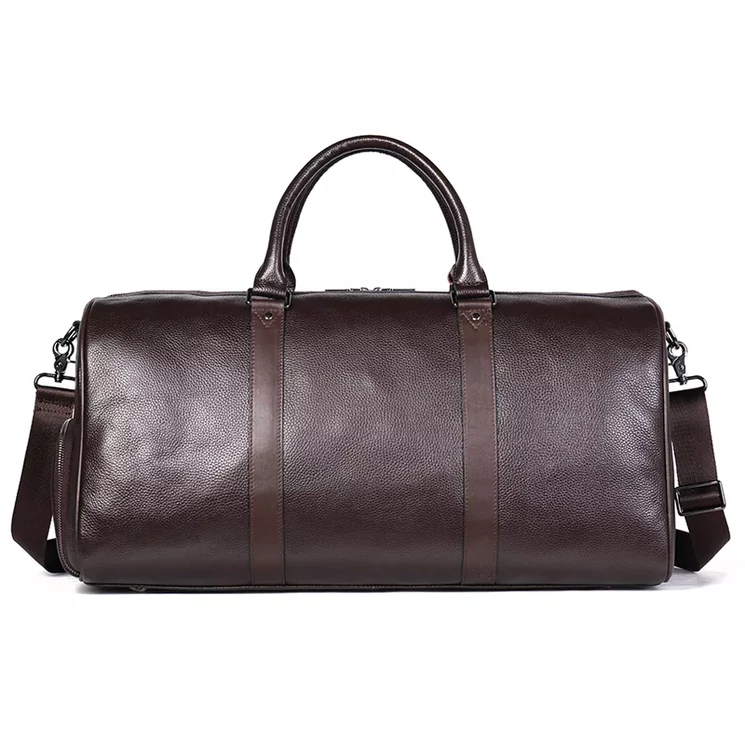 Valódi bőr utazótáska cipőtartós