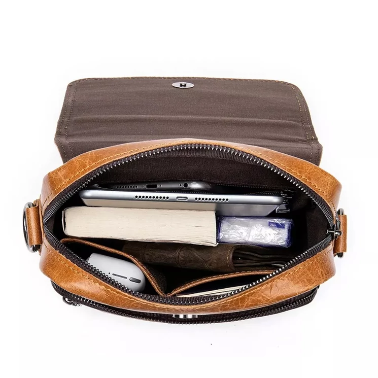  Valódi bőr férfi oldaltáska