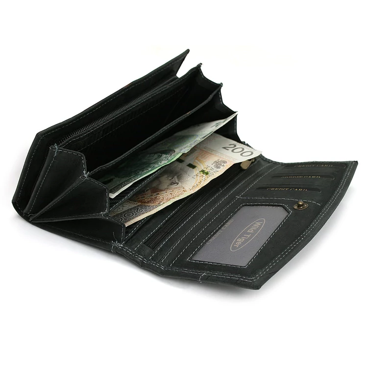 WILD Valódi bőr brifkó pénztárca