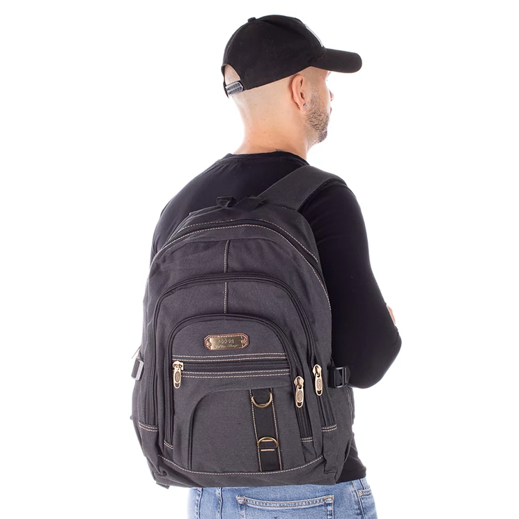 Outdoor Ultraerős vászon hátizsák khaki színben