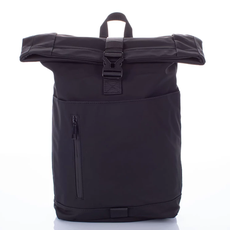 Bézs vízálló többzsebes laptoptartós hátizsák