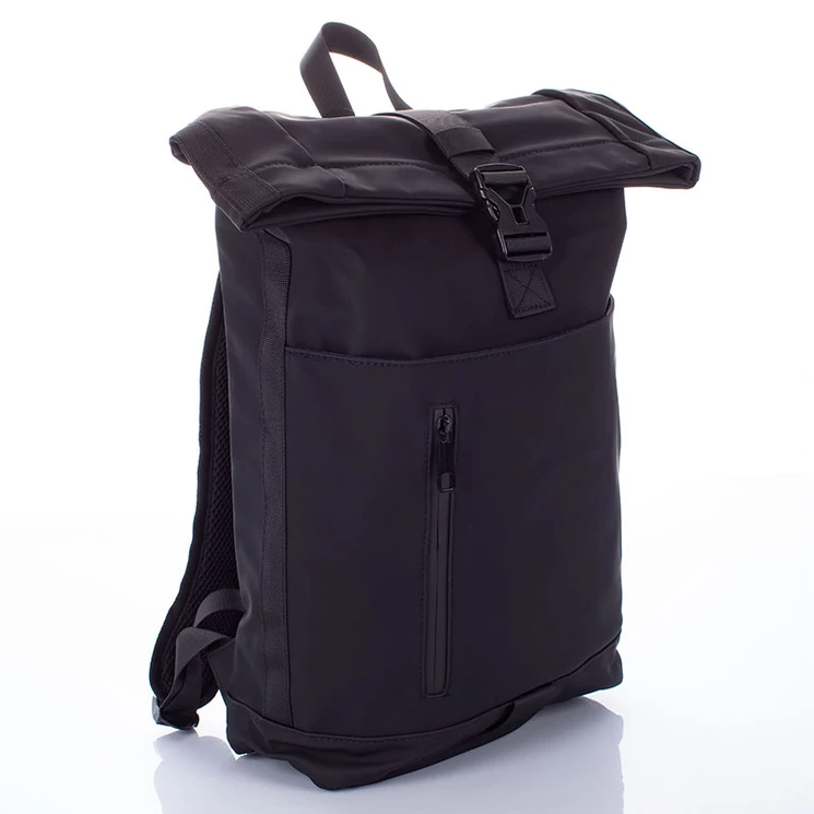 Rózsaszín vízálló többzsebes laptoptartós hátizsák