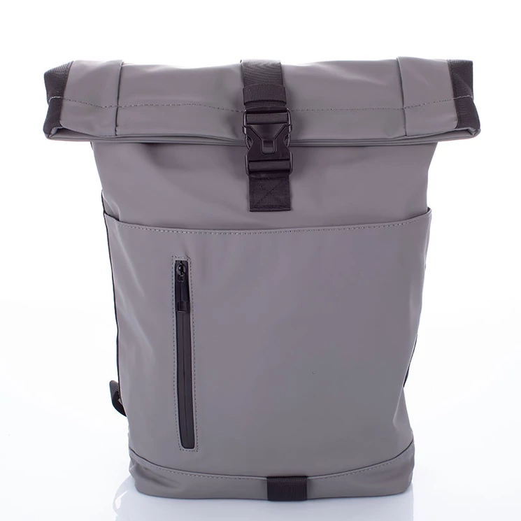 Rózsaszín vízálló többzsebes laptoptartós hátizsák