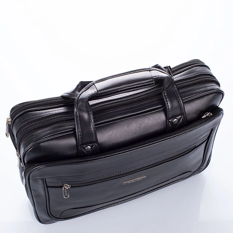 3 részes üzleti táska fekete színben