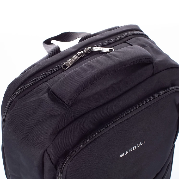 Fedélzeti méretű laptophátizsák  USB csatlakozóval