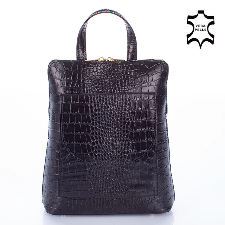 Patrizia Piu Valódi bőr Hátizsák