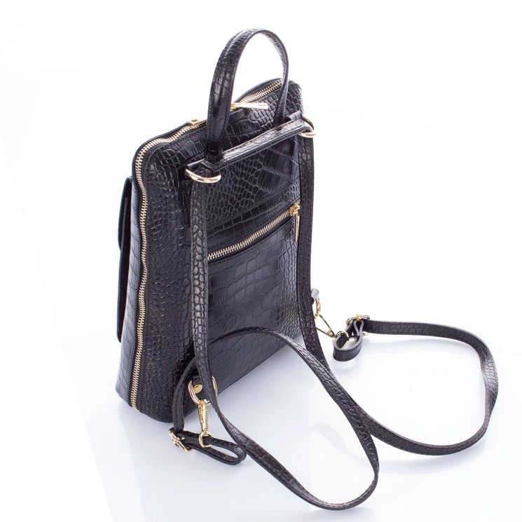 Patrizia Piu Valódi bőr Hátizsák