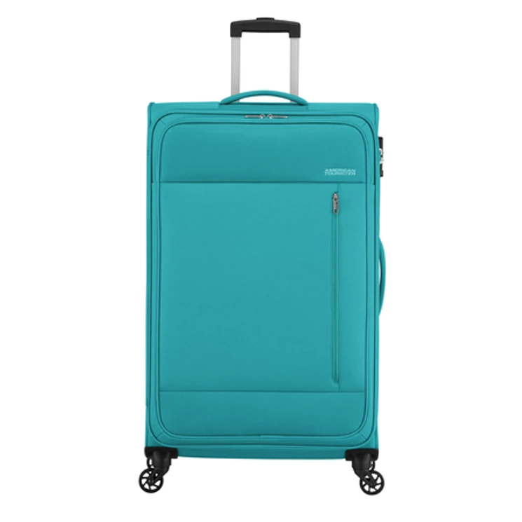American Tourister Heat Wave Spinner bőrönd 80 cm Aqua Blue színben