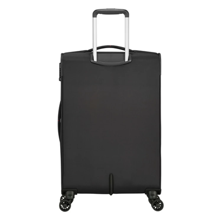 American Tourister Crosstrack Spinner bővíthető bőrönd 67 cm Grey/Red színben