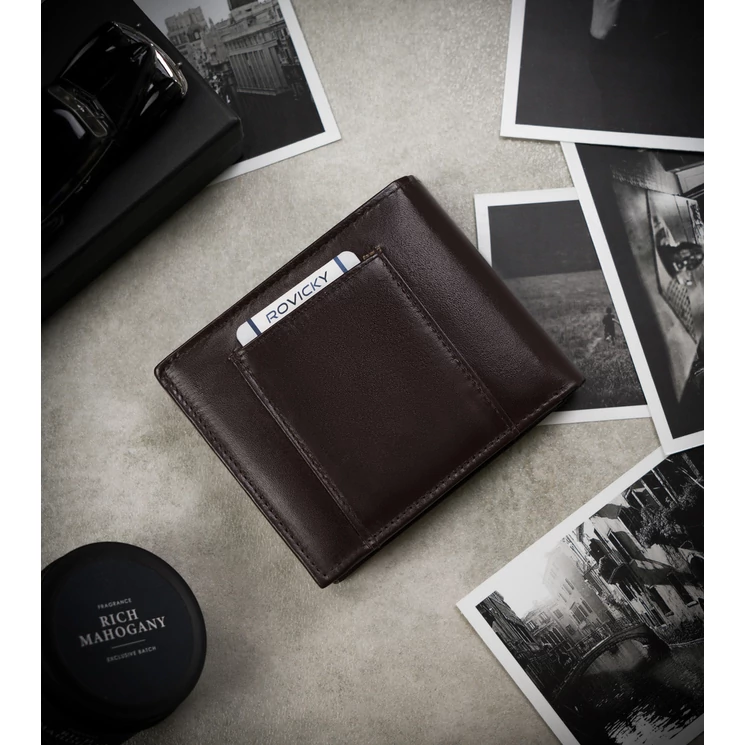 Tágas, Valódi bőr férfi pénztárca RFID védelemmel- Always Wild