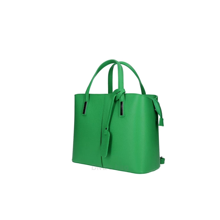 Valódi bőr női táska Zöld színben M9208