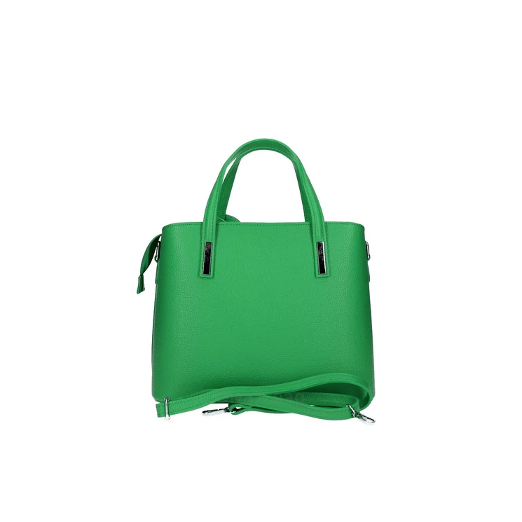 Valódi bőr női táska Zöld színben M9208