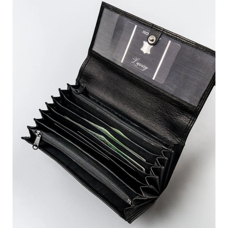 Cavaldi valódi bőr brifkó pincér Pénztárca