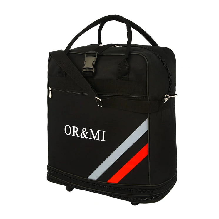 Gurulós utazótáska bővíthető XL méret kék