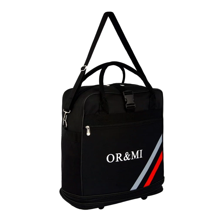 Gurulós utazótáska bővíthető XL méret kék