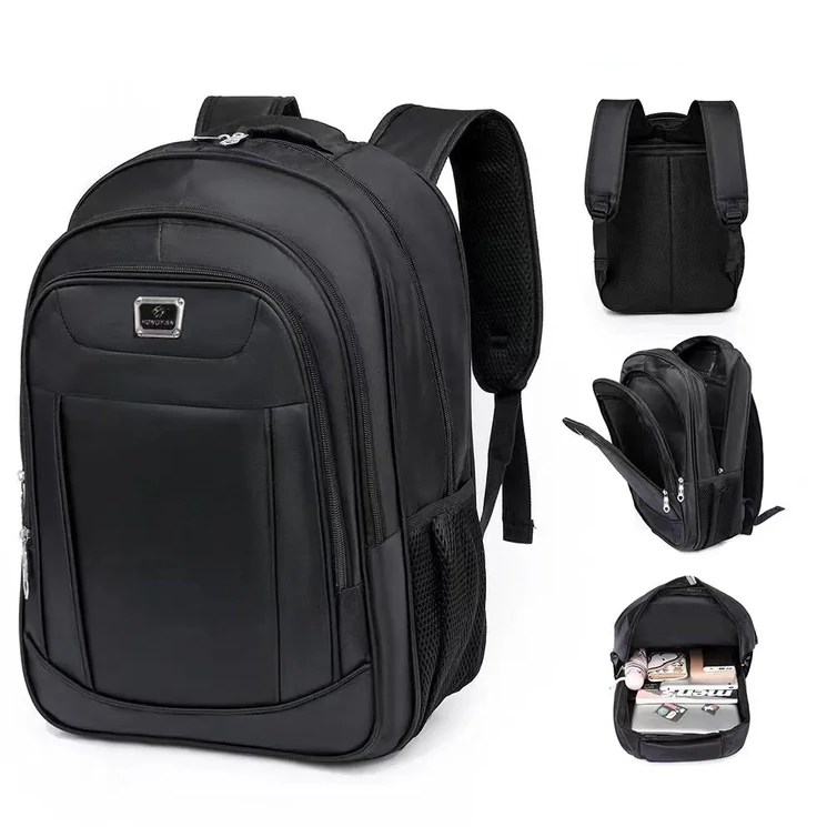 Hátizsák laptoptartós fekete színben