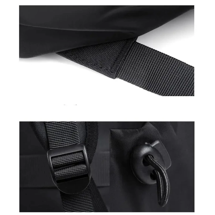 Vízálló fedélzeti méretű hátizsák USB töltővel