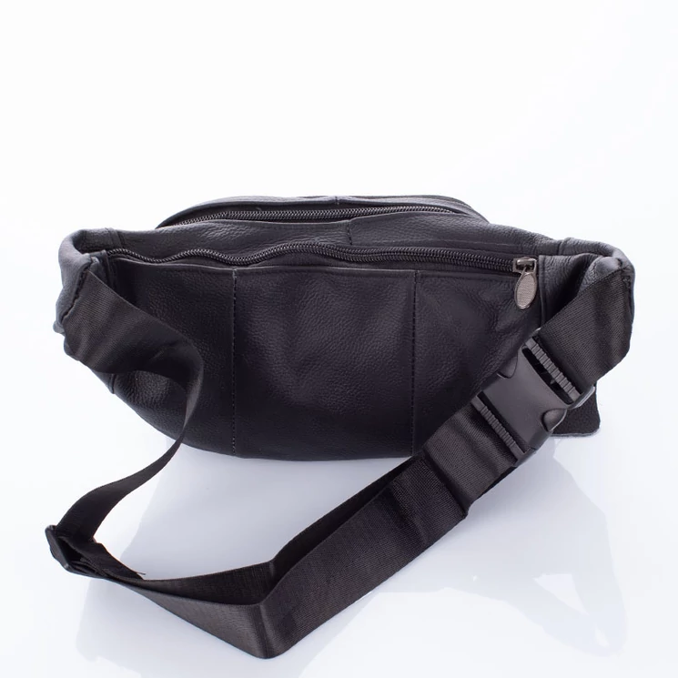 Valódi bőr övtáska barna színben