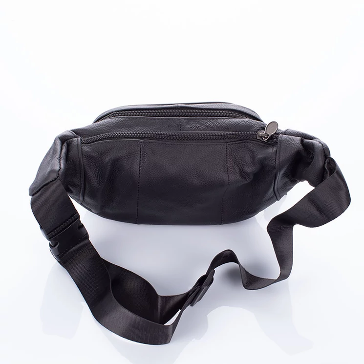 Valódi bőr övtáska barna színben