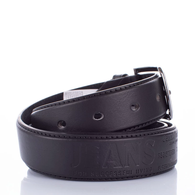 JEANS férfi öv fekete színben 115 cm