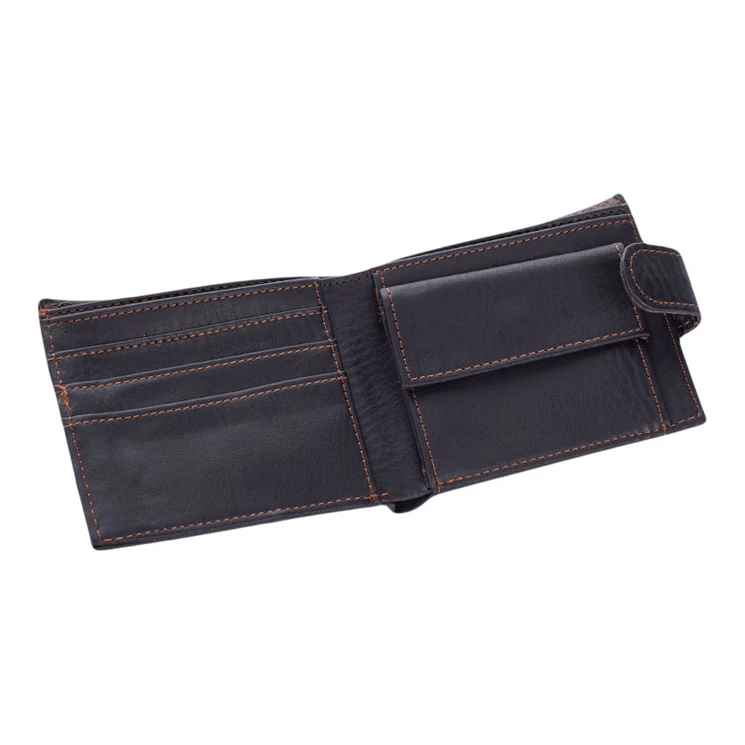 Barna színű Férfi pénztárca sötétbarna színben