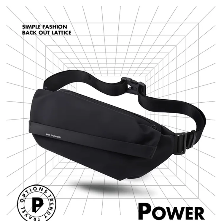 Professional vízhatlan övtáska barna színben 