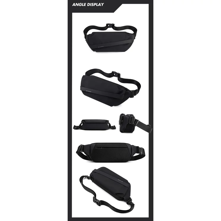 Professional vízhatlan övtáska barna színben 