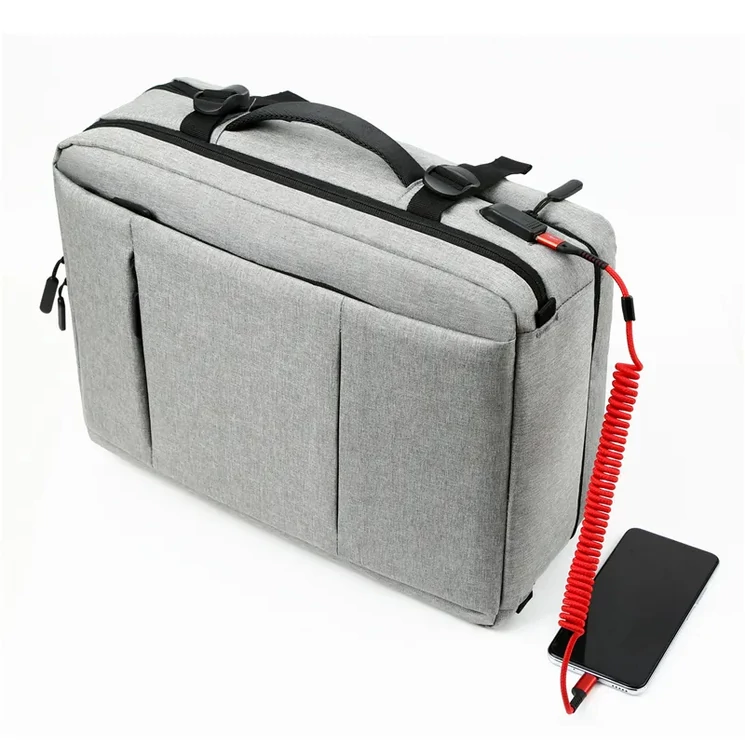 WIZZ Fedélzeti méretű laptophátizsák  USB csatlakozóval / bővíthető 40x30x20 cm