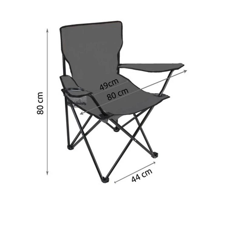 Összecsukható Horgász szék szürke színben 23675
