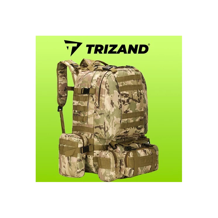 Többrészes Nagyméretű Katonai túrahátizsák HQ
