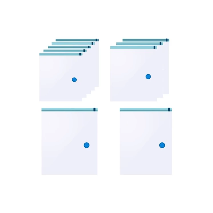 Bőröndrendező vákumzsák 10 darabos készlet