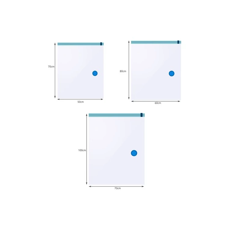 Bőröndrendező vákumzsák 15 darabos készlet