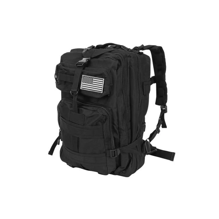 Nagyméretű Military túrahátizsák fekete színben 38L