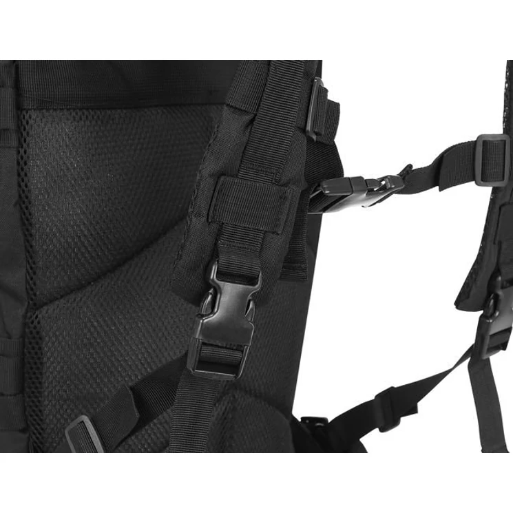 Nagyméretű Military túrahátizsák fekete színben 38L