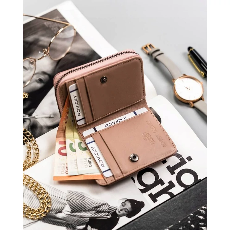 Kisméretű női pénztárca Powder színben