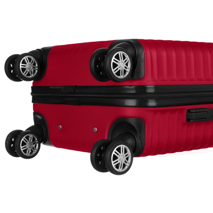 4 Kerekes Kabin Borönd Piros színben XS