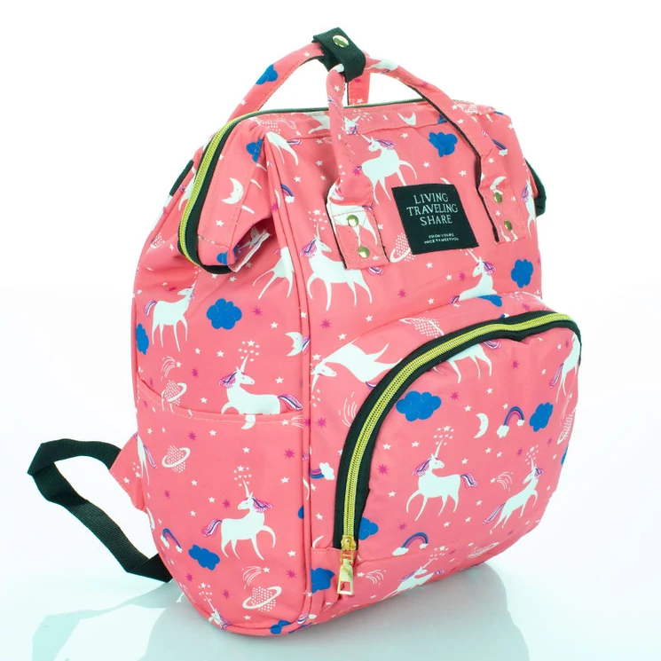 Unikornis mintás Kézipoggyász Hátizsák 39 X 25 X 18 cm  