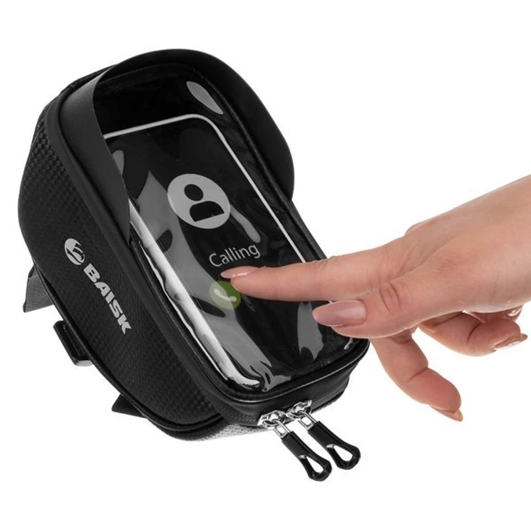 Kerékpáros táska mobiltartó