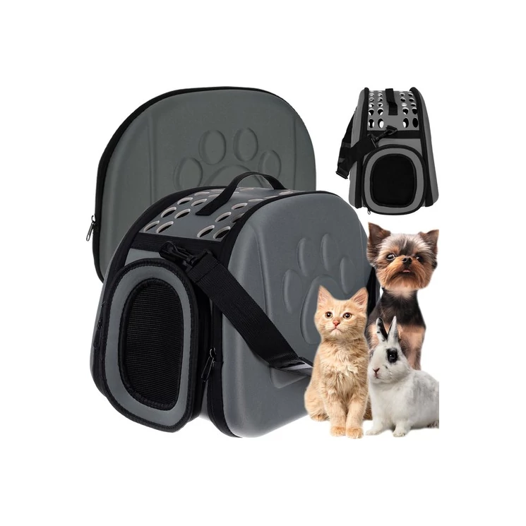 Kisállatszállító táska kutyáknak / macskáknak szürke