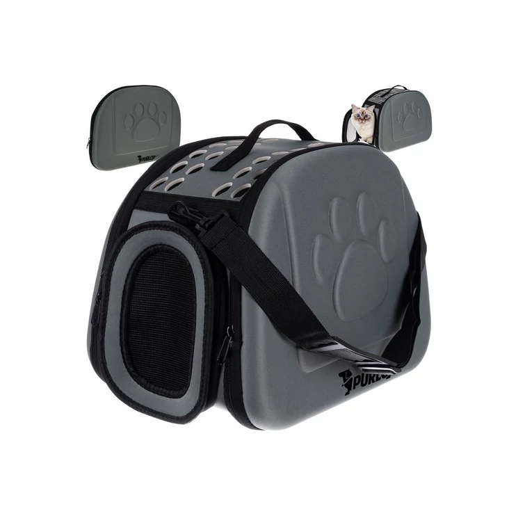 Kisállatszállító táska kutyáknak / macskáknak szürke