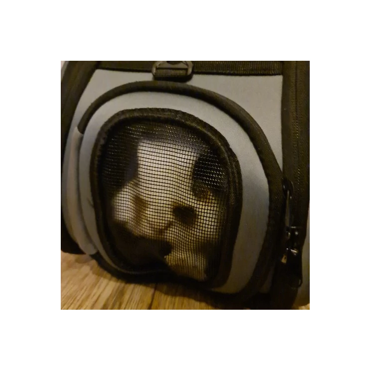 Kisállatszállító táska kutyáknak / macskáknak szürke