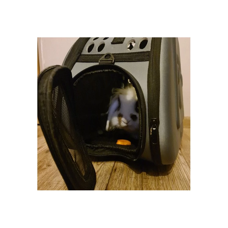 Kisállatszállító táska kutyáknak / macskáknak szürke