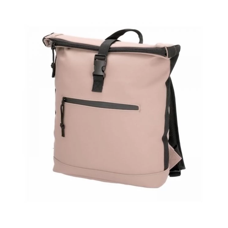 Rózsaszín vízálló többzsebes hátizsák