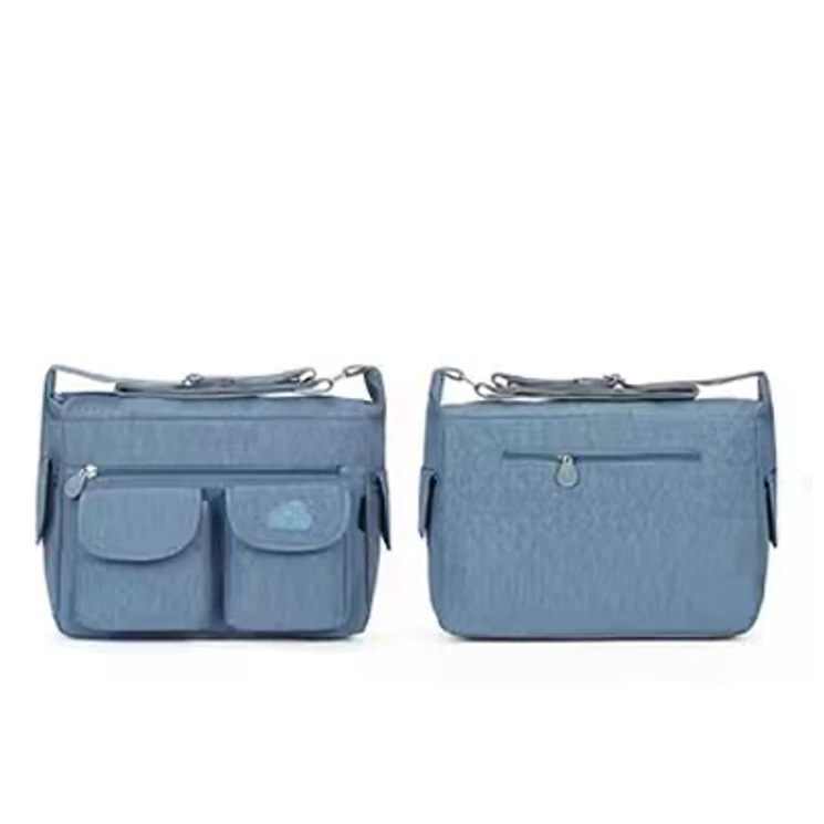 Angel sokzsebes női oldaltáska bézs színben ajándék kulcstartóval