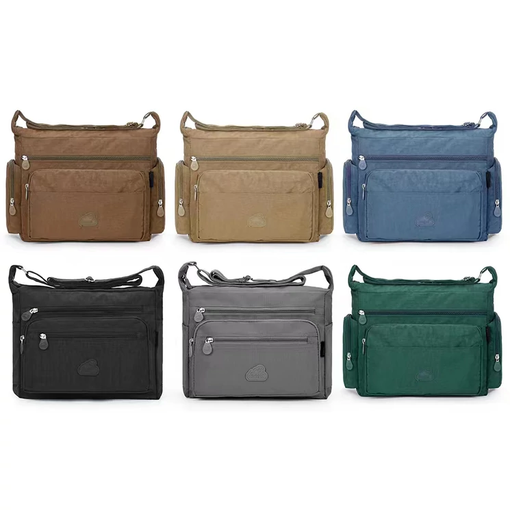 Angel sokzsebes női oldaltáska szürke