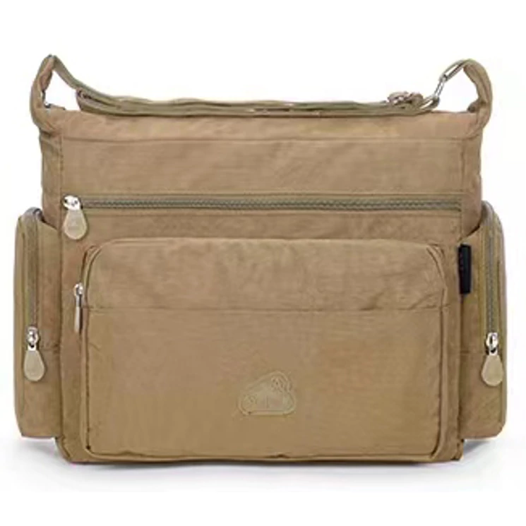 Angel sokzsebes női oldaltáska bézs