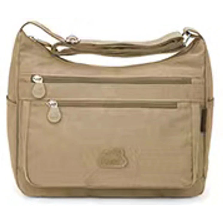 Angel sokzsebes női oldaltáska bézs