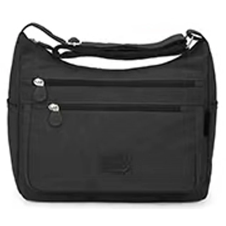 Angel sokzsebes női oldaltáska fekete