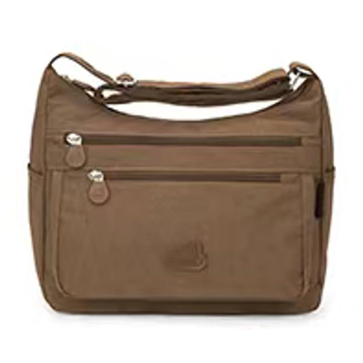 Angel sokzsebes női oldaltáska barna